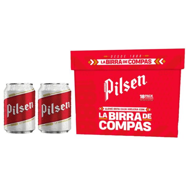 Pilsen Canned Beer 18 Units / 350 mL
