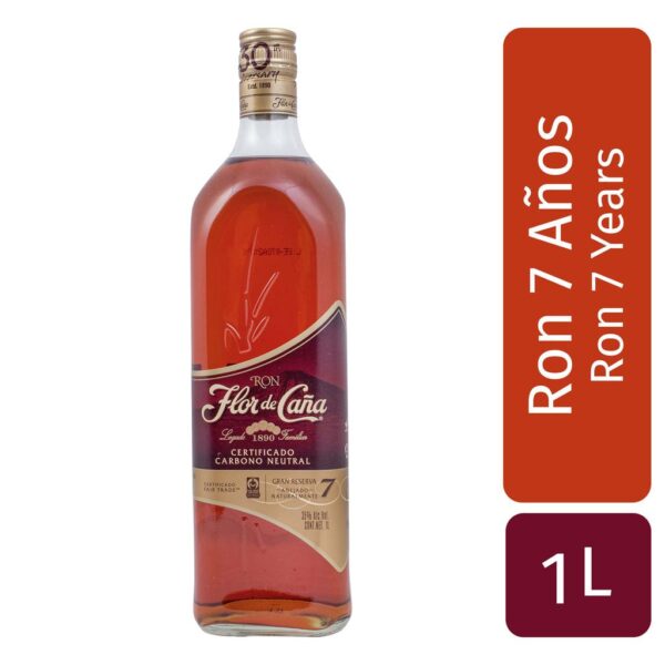 Flor de Caña Rum 1 L / 33.8 oz